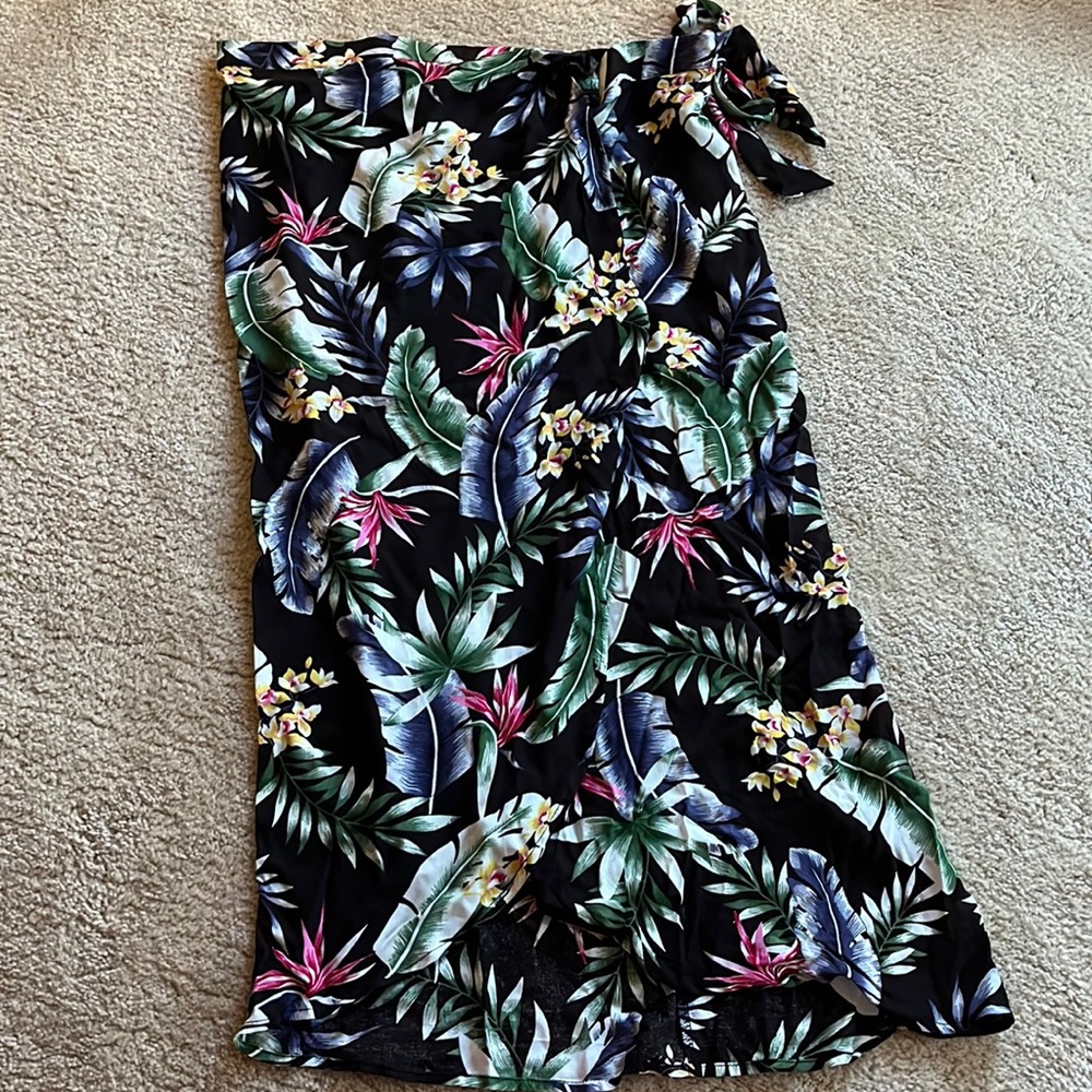 Womens wrap around long skirt